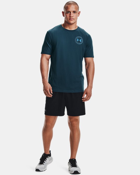 Men's UA Compass T-Shirt, Blue, pdpMainDesktop image number 1